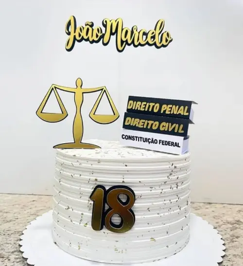 Topo de Bolo Direito Livros 01 Studio/PDF/PNG