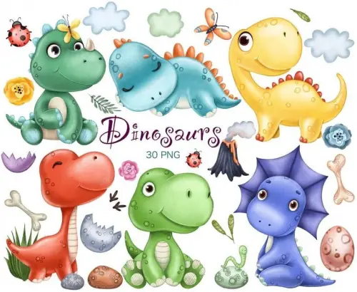 Kit Digital Png Dino 02