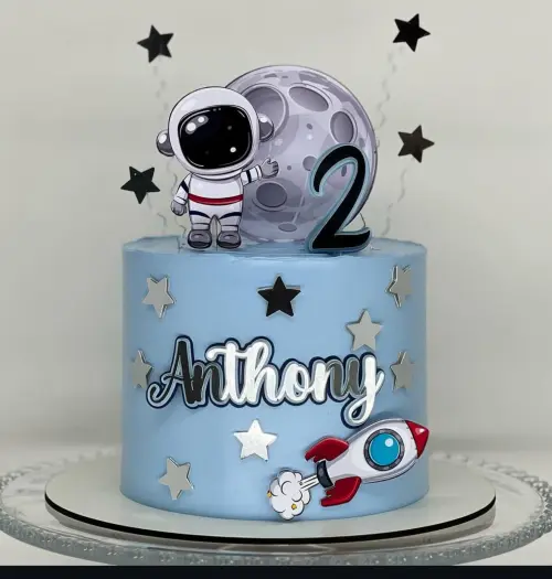 Topo de Bolo Astronauta 14 Studio/PDF/PNG