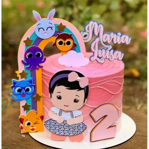 Topo de Bolo Bolofofos 07 Studio/PDF/PNG