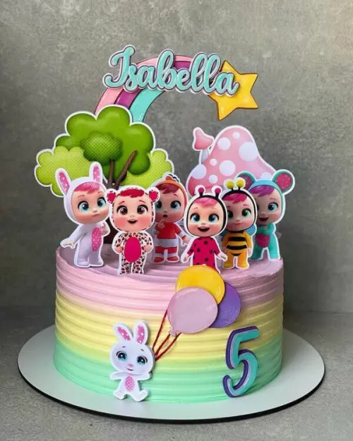 Topo de Bolo Cry Babies 01 Studio/PDF/PNG