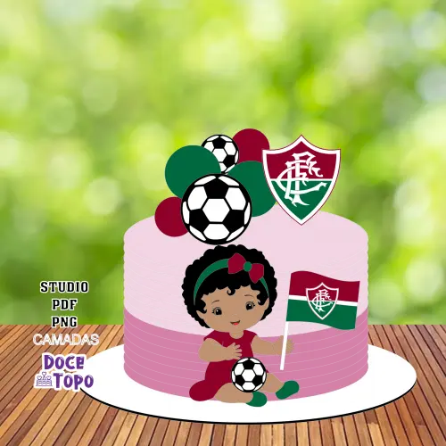 Topo de Bolo Fluminense 01 Studio/PDF/PNG