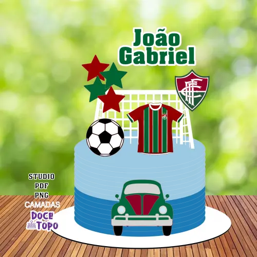 Topo de Bolo Fluminense 02 Studio/PDF/PNG