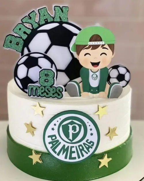 Topo de Bolo Palmeiras 03 Studio/PDF/PNG