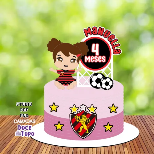 Topo de Bolo Sport 01 Studio/PDF/PNG