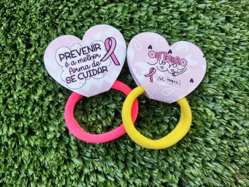 Arquivo Amarrador e Mini Lixa Outubro Rosa STUDIO/PDF/PNG