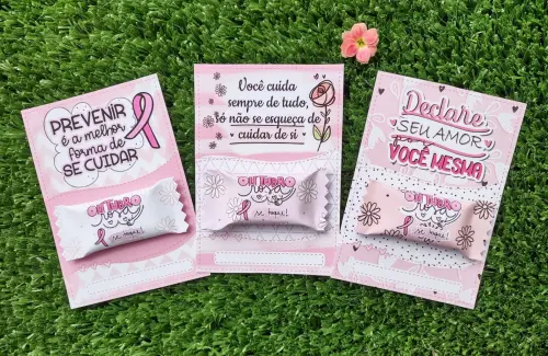 Arquivo Cartão Balinha Outubro Rosa STUDIO/PDF/PNG