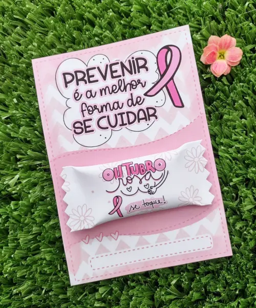 Arquivo Cartão Balinha Outubro Rosa STUDIO/PDF/PNG