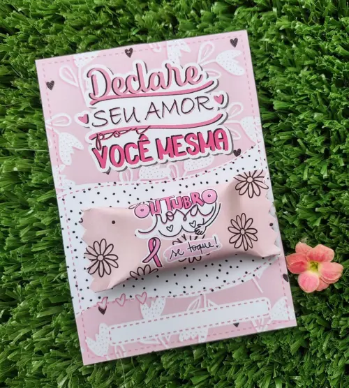 Arquivo Cartão Balinha Outubro Rosa STUDIO/PDF/PNG