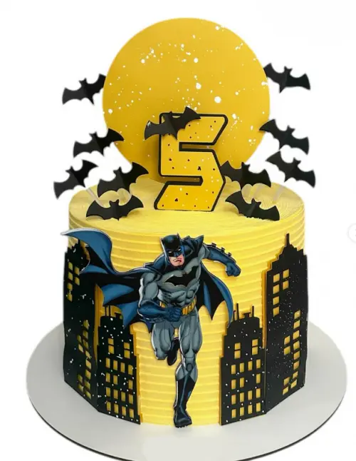 Topo de Bolo Batman 19 Studio/PDF/PNG