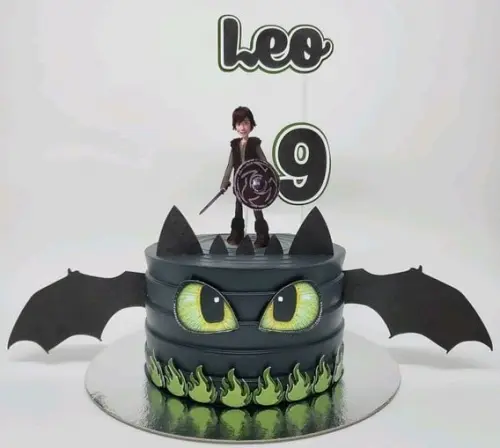 Topo de Bolo Como Treinar o seu Dragão 04 Studio/PDF/PNG