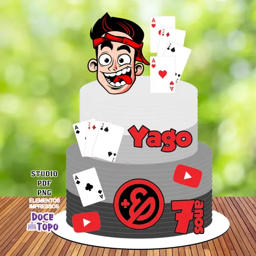 Topo de Bolo Enaldinho 02 Studio/PDF/PNG