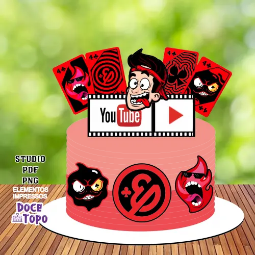 Topo de Bolo Enaldinho 03 Studio/PDF/PNG