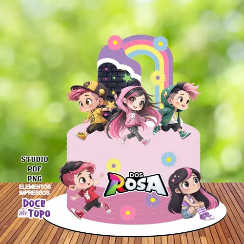 Topo de Bolo Emilly Vick 06 Studio/PDF/PNG