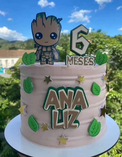 Topo de Bolo Groot 01 Studio/PDF/PNG