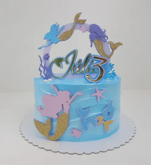 Topo de Bolo H2O Mermaid Adventure Studio/PDF/PNG