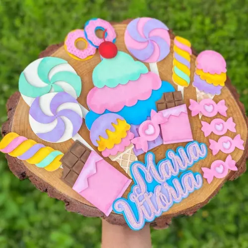 Topo de Bolo Guloseimas 07 Studio/PDF/PNG