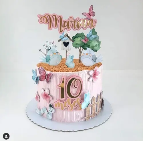 Topo de Bolo Jardim Encantado 01 Studio/PDF/PNG