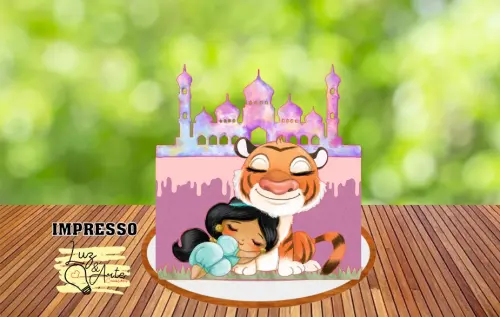 Topo de Bolo Jasmine 01 Studio/PDF/PNG