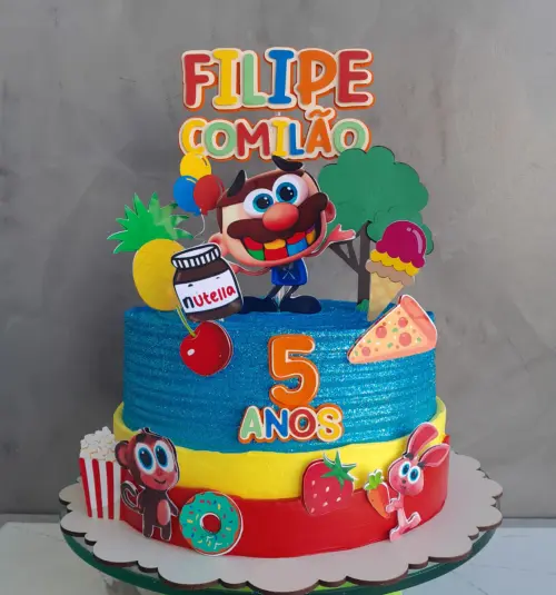 Topo de Bolo José Comilão 01 Studio/PDF/PNG