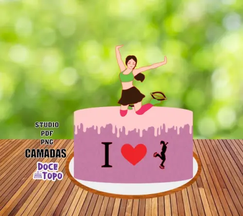 Topo de Bolo Kangoo Jumps Studio/PDF/PNG