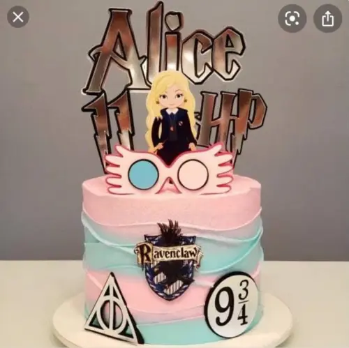 Topo de Bolo Luna Lovegood Studio/PDF/PNG