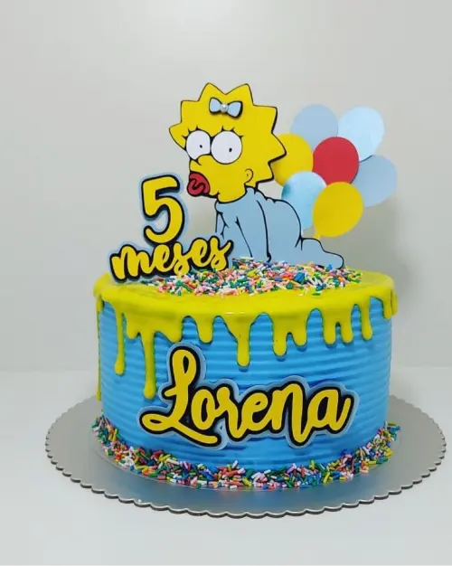 Topo de BoloMaggie Simpson 01 Studio/PDF/PNG