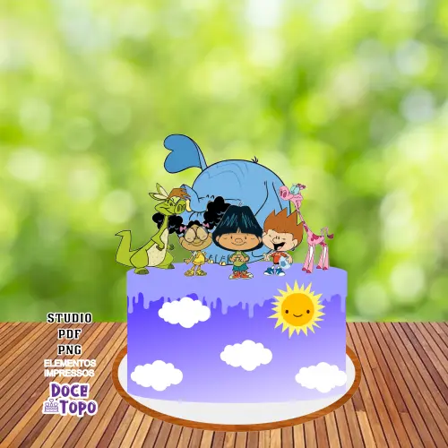 Topo de Bolo Meu Amigãozão 01 Studio/PDF/PNG