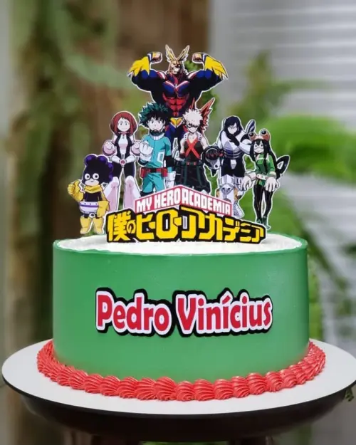Topo de Bolo My Hero Academy 01 Studio/PDF/PNG