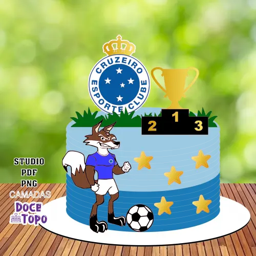 Topo de Bolo Cruzeiro 02 Studio/PDF/PNG