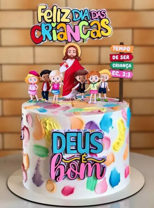 Topo de Bolo Dia das Crianças 02 Studio/PDF/PNG