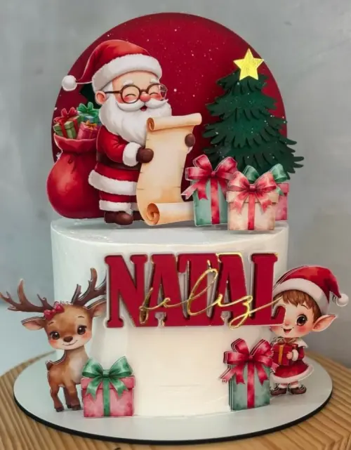 Topo de Bolo Natal 56 Studio/PDF/PNG