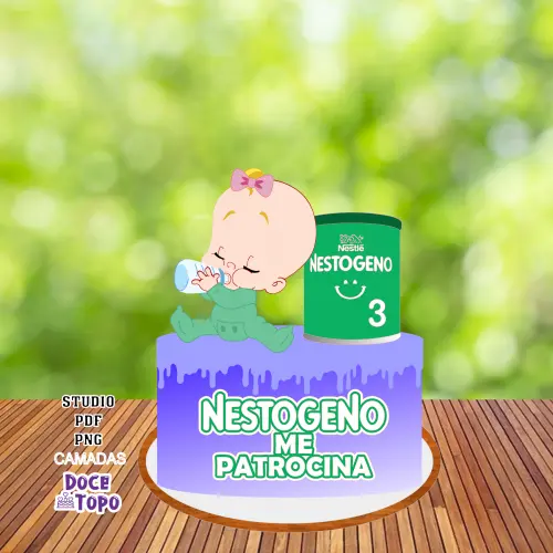 Topo de Bolo Nestogeno Studio/PDF/PNG