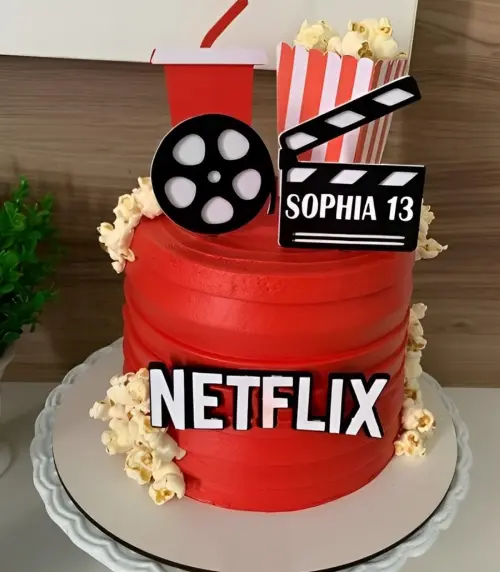 Topo de Bolo Netflix 02 Studio/PDF/PNG