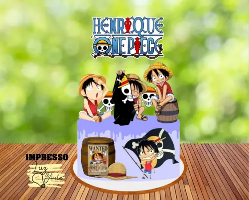 Topo de Bolo One Piece 07 Studio/PDF