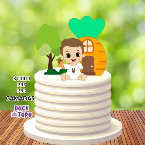 Topo de Bolo Páscoa 06 Studio/PDF/PNG