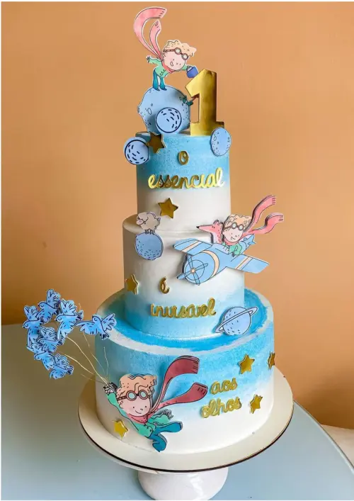 Topo de Bolo Pequeno Príncipe 04 Studio/PDF/PNG