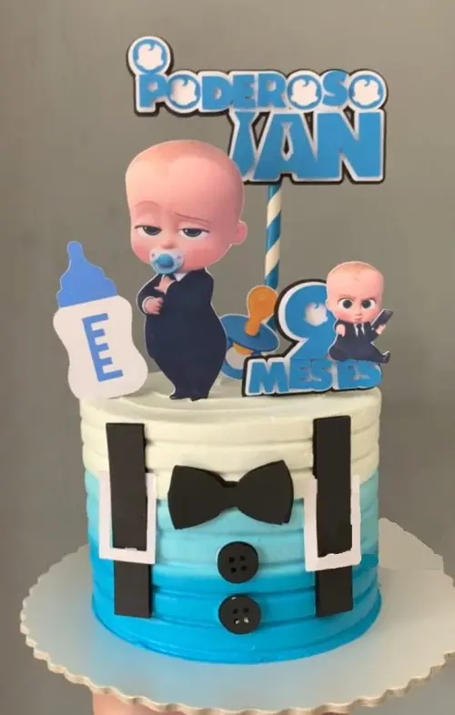 Topo de Bolo O Poderoso Chefinho 02 Studio/PDF/PNG