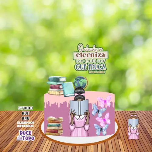 Topo de Bolo Professores 01 Studio/PDF/PNG