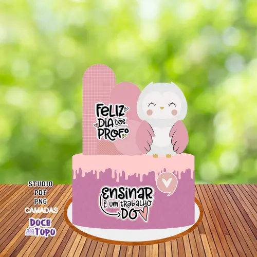 Topo de Bolo Professores 04 Studio/PDF/PNG