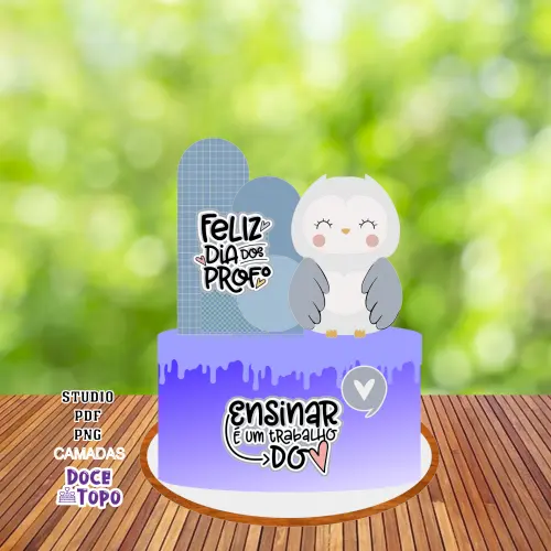 Topo de Bolo Professores 04 Studio/PDF/PNG