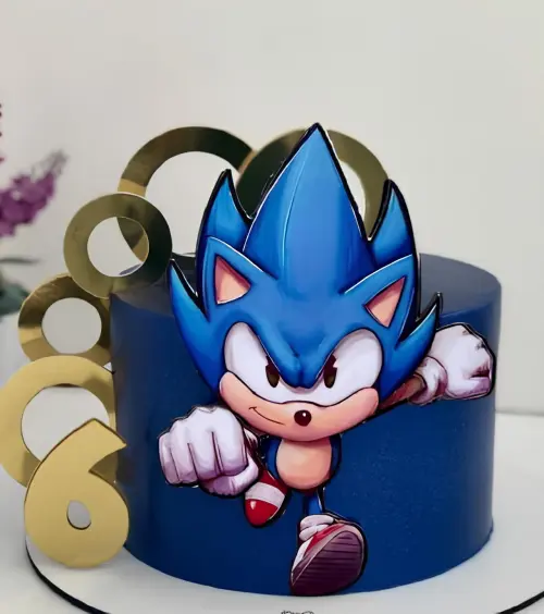 Topo de Bolo Sonic 07 Studio/PDF/PNG