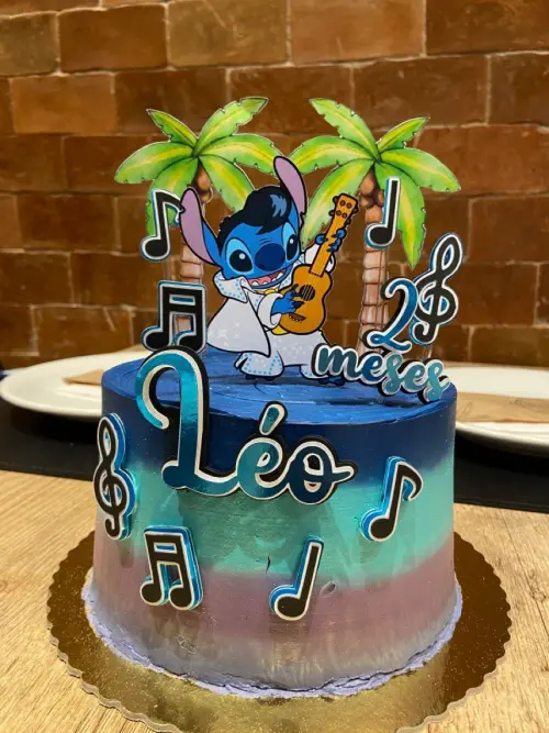 Topo de Bolo Stitch 17 Studio/PDF/PNG