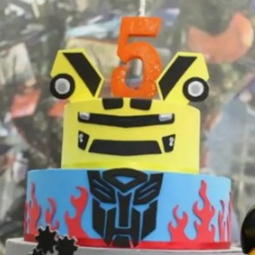 Topo de Bolo Transformers 02 Studio/PDF/PNG