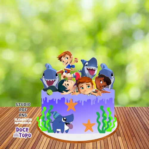 Topo de Bolo Tubacão 01 Studio/PDF/PNG