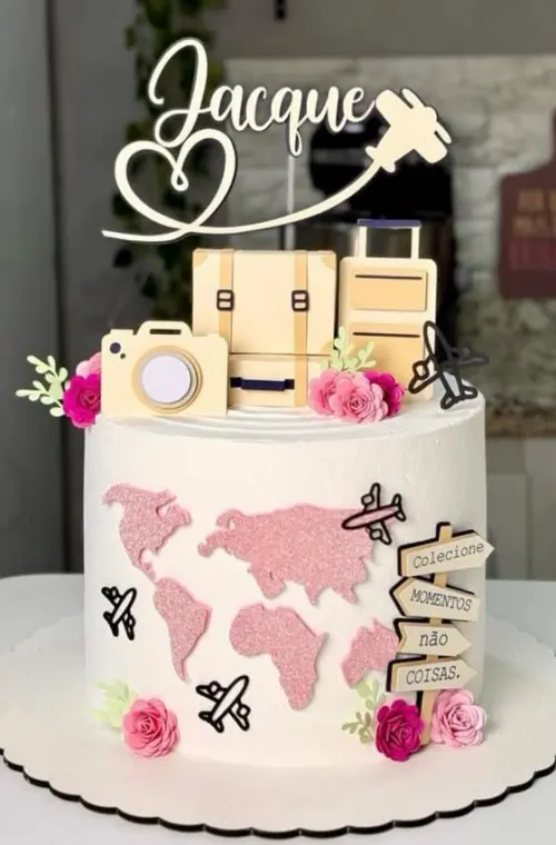 Topo de Bolo Viagem 05 Studio/PDF/PNG