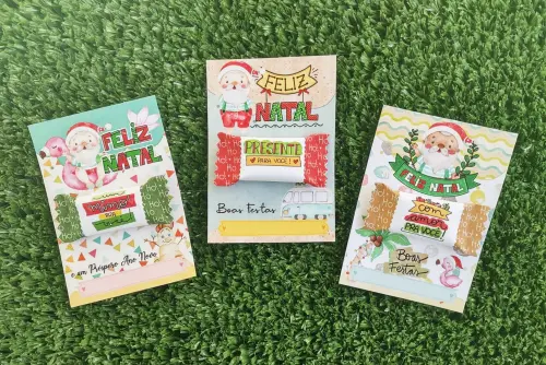 Arquivo Cartão Balinha Natal Tropical PDF/STUDIO/PNG