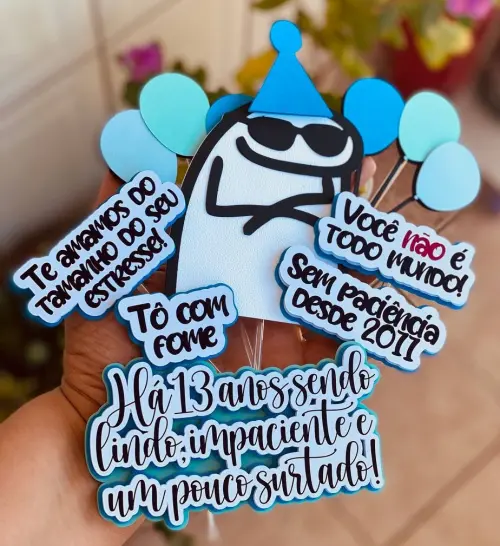 Topo de Bolo Flork 05 Studio/PDF/PNG