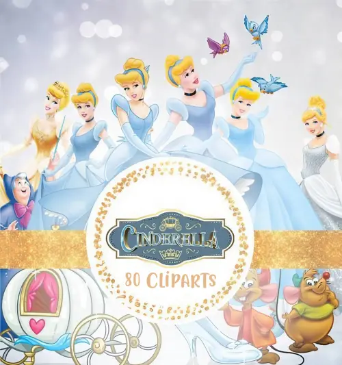 Kit Digital Png Cinderela 03