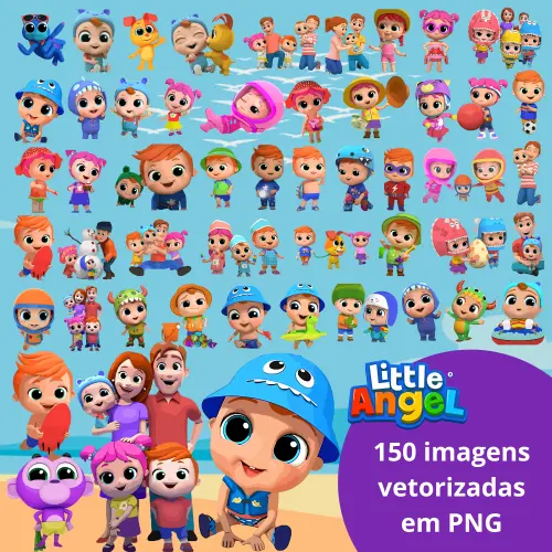 Kit Digital Png Little Angel 01